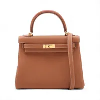 エルメス ケリー25 トゴ ゴールド ゴールド金具 D:2019年