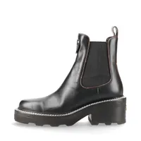 ヴィトン LVボブールライン 19年 PVC×レザー レザーシューズ 36