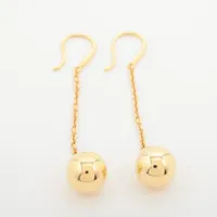 ★SALE★【ティファニー】リンク　ハート　ピアス　457 ティファニー ハードウェア リンク ピアス 750(YG) 12.0g
