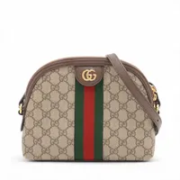 グッチ GGスプリーム タイガーヘッド ショルダーバッグ ベージュ