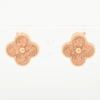 ヴァンクリーフ&アーペル ヴィンテージアルハンブラ ピアス 750(PG