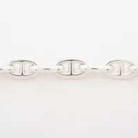 エルメス シェーヌダンクルTPM ブレスレット 22コマ 925 13.8g