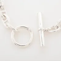 エルメス シェーヌダンクルTPM ブレスレット 22コマ 925 13.8g