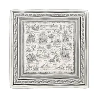 美品 エルメス マフラー 24番地のサーキット ダークグレー カシミヤ ロゴ HERMES - □極美品□ HERMES エルメス 24番地のサーキット