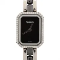 ✨✨CHANEL✨シャネル✨プルミエール✨シルバー✨ブラック文字盤✨腕時計✨ シャネル時計/Chanel/レディース腕時計/プルミエール/ヴィンテージ