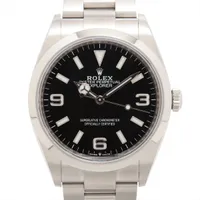 ロレックス エクスプローラー36 124270 SS SS AT 黒文字盤