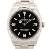 ロレックス エクスプローラー36 124270 SS SS AT 黒文字盤