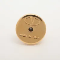 極美品✨ヴァレンティノ Vロゴ ピアス アクセサリー　ゴールド　ラインストーン ヴァレンティノ Vロゴ シグネチャー ピアス(両耳用) GP×ライン