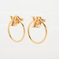 【超美品/希少】ルイヴィトン　ピアス　LVスピーディ パール　ゴールド　両耳 31821751_1.jpg