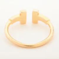 ティファニー Tワイヤー ダイヤ リング 750(YG) 2.1g A3907605｜中古