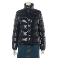 美品✨️ プラダスポーツ ナイロン ダウンジャケット 42 ブラック ロゴ プラダスポーツ 14AW ナイロン ダウンジャケット 42 レディース