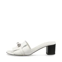 エルメス 23SS エキゾチックレザー サンダル 36 レディース