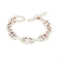 エルメス シェーヌダンクルTGM 13コマ ブレスレット 925 108.3g