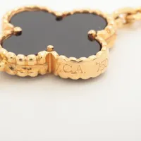 ヴァンクリーフ&アーペル ヴィンテージアルハンブラ 5P オニキス