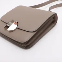 Hermès Hermes 2002 Evercolor Gris asphalt Silver Metal Fittings C