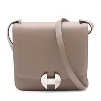 Hermès Hermes 2002 Evercolor Gris asphalt Silver Metal Fittings C