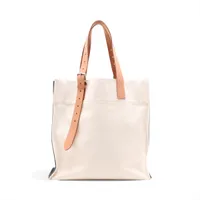 エルメス アダダ キャンバス ホワイトxブーゲンビリア シルバー金具