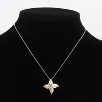 極美品✨ ティファニー ネックレス ポインセチア フラワー AG925 ティファニー フラワー ネックレス 925 3.6g シルバー ポインセチア