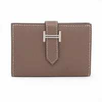 HERMES カルヴィ イエロー 展示品】 HERMES エルメス カルヴィ カードケース イエロー 黄