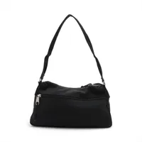 極美品★BALENCIAGA バレンシアガ 787574 ロゴ入り エクスプローラー ナイロン ワンショルダーバッグ ブラック イタリア製 レディース バレンシアガ エクスプローラー ナイロン ワンショルダーバッグ