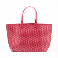 ゴヤール サンルイPM PVCxレザー トートバッグ ピンク 2025年