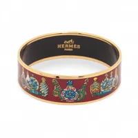 HERMES バングル レッド レッド - レディス, ファッションジュエリー, ブレスレット