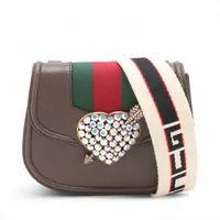 グッチ クイーンマーガレット ブロードウェイ レザー 2WAYショルダー