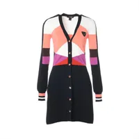 最終価格！ドリスヴァンノッテン❤︎マルチカラーワンピース⭐︎36サイズ⭐︎超美品！ ドリスヴァンノッテン レーヨン×シルク ワンピース 34