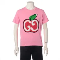 グッチ シルク シャツ 36 レディース アイボリー GG柄クレープ