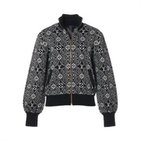 ルイヴィトン コットン ジャケット 38 レディース ブラック