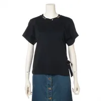 【美品】アクアレル モノグラム アイレットTシャツ ヴィトン 25AW コットン Tシャツ XS レディース ホワイト