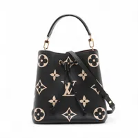 ヴィトン バイカラーモノグラムアンプラント ネオノエMM M45497 ブラック RFID反応あり