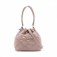 ドルチェ&ガッバーナ シシリー レザー 2WAYハンドバッグ ピンク