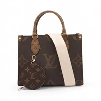 ヴィトン モノグラム ジャイアント リバース オンザゴー PM M46373 ブラウン RFID反応あり