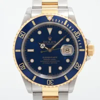 ロレックス サブマリーナーデイト 16613 SS×YG SS×YG AT 青文字盤