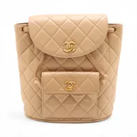シャネル リュックサック バックパック ゴールド CHANEL マトラッセ ラム CHANEL 送料無料 シャネル ラージ バックパック リュック