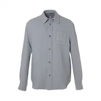 ロエベ アナグラム アルパカ ニット XS メンズ グレー