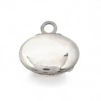 エルメス ボリード ピルケース 925 シルバー レザー紐つき