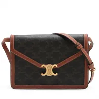 CELINE　スカート　トリオンフ　ボルドー　Ｓ ギフトにも♪【CELINE】トリオンフ カーフスキン カードホルダー