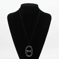 エルメス シェーヌダンクル ネックレス GP×925 シルバー