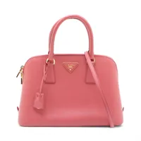 PRADA★ピンク iPhoneケース★iPhone15 サフィアーノレザー 新作【プラダ】サフィアーノレザー iPhone 15 Pro用カバー