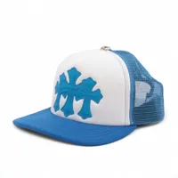 クロムハーツ キャップ スエード ONE SIZE 53-60 ブラウン ダガー刺繍