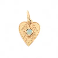 スタージュエリー フローライト グリーンクォーツ チャーム K10