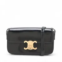 本物 セリーヌ ショルダーバッグ レディース パイソン型押 トラペーズ 黒 黄色 CELINE - 本物 セリーヌ ショルダーバッグ レディース パイソン