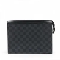 ヴィトン ダミエグラフィット ポシェット ヴォワヤージュ MM N41696 ブラック RFID反応あり