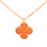 今週末までの出品‼️ヴァンクリーフ＆アーペル　スウィートアルハンブラ　ネックレス ヴァンクリーフ&アーペル スウィートアルハンブラ シェル