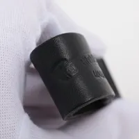 Chrome Hearts Cross ball Belt Loop Leather & 925 21.2g Black