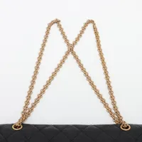 シャネル マトラッセ 2.55 マキシ ヴィンテージカーフ ダブルフラップ