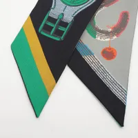 エルメス ツイリー ツイリー シルク ブリッド ア ブロック 詩的