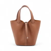 エルメス ピコタンロック18 PM トリヨンクレマンス ゴールド シルバー金具 K:2025年